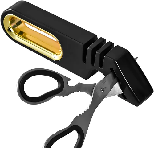 Ручная точилка для кухонных ножей Knife Sharpener NJ-522 4 в 1 настольная механическая ножеточка 5 секунд, точило для ножниц 3 уровня заточки