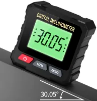 Цифровий кутомір інклінометр Digital Inclinometer VC720 з лазером на 2 лінії і магнітом, електронний лазерний рівень для вимірювання кута нахилу