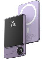 Бездротовий магнітний павербанк Power Bank Q9 20W MagSafe 10000 mAh зовнішній акумулятор USB Type-C Lightning зарядний пристрій для IOS Android