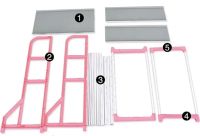 Стійка над унітазом Supretto Toilet Rack 160х50 см підлоговий стелаж, Полиця етажерка для ванної кімнати і туалету органайзер для зберігання