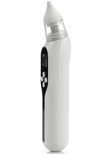 Дитячий акумуляторний назальний аспіратор Baby Nasal Aspirator NS-D1004 — електричний аспіратор для носа з насадками та вбудованою музикою через USB