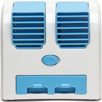 Міні кондиціонер з зволожувачем Mini Fan HB - 0199 настільний портативний вентилятор, зволожувач охолоджувач повітря для дому та офісу 2.5 W USB HB-168