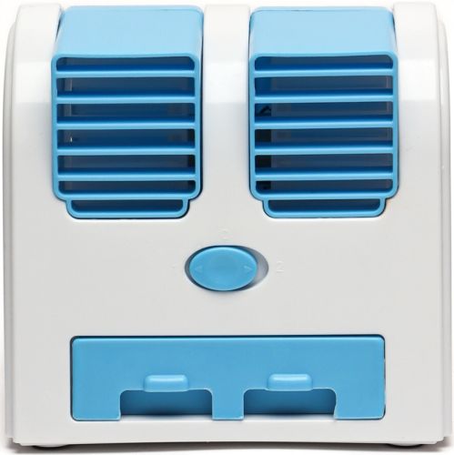 Міні кондиціонер з зволожувачем Mini Fan HB - 0199 настільний портативний вентилятор, зволожувач охолоджувач повітря для дому та офісу 2.5 W USB HB-168