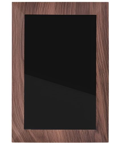 Цифрова акрилова фоторамка Photo Frame Frameo 10.1" 16 ГБ з Wi-Fi сенсорним IPS екраном розумна електронна рамка для фото відео з годинником Коричнева