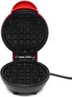 Электрическая мини-вафельница Mini Maker Waffle MAG-686 10.5 см вафельница для венских и бельгийских вафель XL-287 с антипригарным покрытием 350W Красная