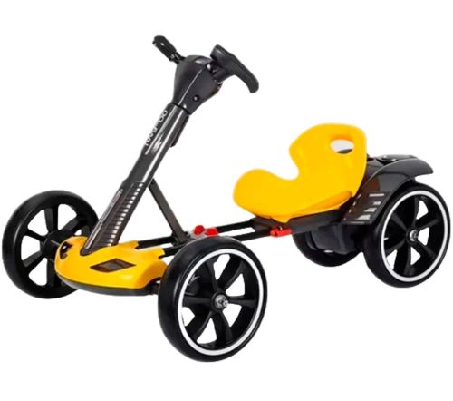 Дитячий електрокарт машинка Bambi M6072 до 30 кг з пультом, Електромобіль картинг Go Kart 35W з дистанційним управлінням, світлом і музикою для дітей