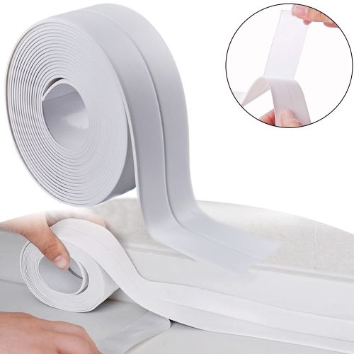 Водонепроникна самоклеюча Бордюрна стрічка Waterproof Tape ly129 3,2 метра для ванни, ізоляційна надсильна клейка стрічка для ванних і кухні