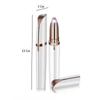 Жіночий епілятор для брів Finishing Touch Flawless Brows, портативний тример Електробритва для видалення волосся на батарейках Білий