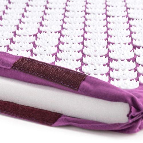 Ортопедичний акупунктурний масажний килимок Acupressure Mat для спини, голови, шиї, ніг, стоп, аплікатор Кузнєцова для голчастого масажу тіла