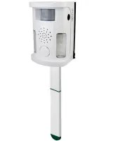 Многофункциональный отпугиватель животных Pest Repeller Aosio AN-B010 ультразвуковое устройство с индикатором и датчиком движения от сети