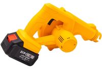 Акумуляторна повітродувка DeWalt DCV100 21V 2Ah для прибирання листя, Бездротовий садовий пилосос дуйка Blower Деволт 600W з мішком для пилу