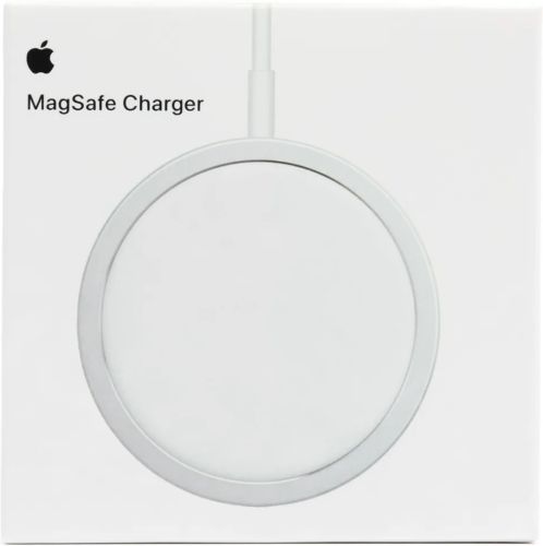 Бездротове зарядний пристрій Magsafe Magnetic універсальна магнітна зарядка магсейф для телефону і навушників IOS Android з виходом Type-C Біла