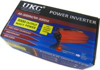Автомобильный инвертор напряжения UKC AR-3000M 12V-220V 3000W с функцией плавного пуска, авто преобразователь напряжения тока 12В 220В 3000Вт