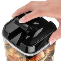 Набір контейнерів для сипучих Food Storage Container Set 8 ємностей, прозорі органайзери, баночки для зберігання харчових продуктів, круп з кришками
