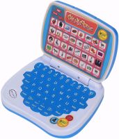 Дитячий навчальний ноутбук Study Game Ah-802Y інтерактивна розвиваюча іграшка на батарейках для вивчення англійського алфавіту для дітей від 3-х років