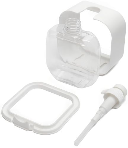 Дозатор для рідкого мила Soap Dispenser LY-627 300 мл прозорий механічний диспенсер, Пластикова мильниця для миючого засобу на кухню і ванну