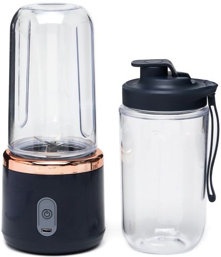 Беспроводной мини блендер Small Portable Juicer A215 400 мл аккумуляторная портативная соковыжималка с бутылкой поилкой для смузи и сока от USB