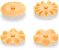 Роликовий ніж-різак Cutter Set кухонний кондитерський ніж колесо для тіста зі змінними дисками 15.7 см дільник різак для локшини, піци і тіста Білий
