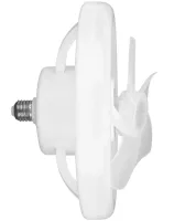 Електричний стельовий вентилятор із LED-лампою Fan Light CHP-008 2835 2-в-1 у патроні E27 з пультом дистанційного керування, RGB-люстра з вентилятором