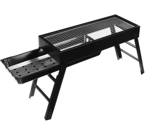 Складной BBQ гриль 60 см Mensory Babale Portable Barbecue Grill TL-603 портативный угольный, дровяной мангал, переносной барбекю с сеткой, 60см