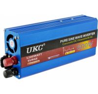 Преобразователь с чистой синусоидой UKC AC/DC 12v-220V 600W автомобильный инвертор напряжения тока 12В 220В 600 Вт аккумулятор от прикуривателя