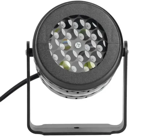 Новорічний лазерний проектор Led Projection Light 1367-3 на 16 малюнків, Настінний обертовий проектор підсвічування з кронштейном для дому Чорний