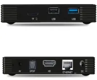 Смарт приставка для телевизора с пультом X88 Pro 12 DDR 4G eMMC128G, Медиаплеер Android 12, Цифровая ТВ приставка со встроенным Wifi модулем Черная