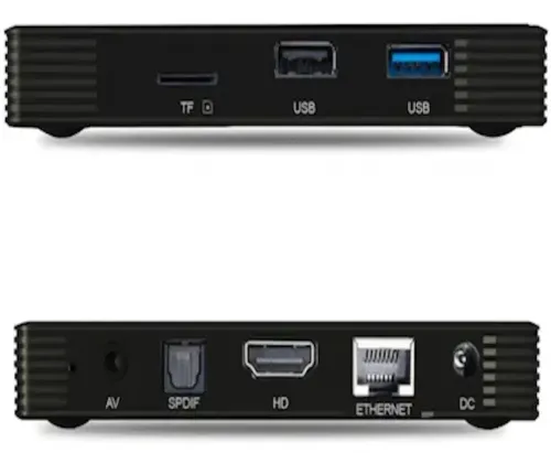 Смарт приставка для телевизора с пультом X88 Pro 12 DDR 4G eMMC128G, Медиаплеер Android 12, Цифровая ТВ приставка со встроенным Wifi модулем Черная