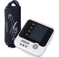 Автоматичний тонометр UKC BL - 8034 (BLPM-13) з манжетою на руку, вимірювач артеріального тиску і пульсу на передпліччі з LCD екраном Білий