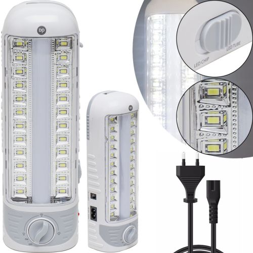 Светодиодная переносная лампа фонарь DP Light DP-7104 1500 mAh с регулировкой света для кемпинга, Аккумуляторные прожектор светильник с ручкой Белый