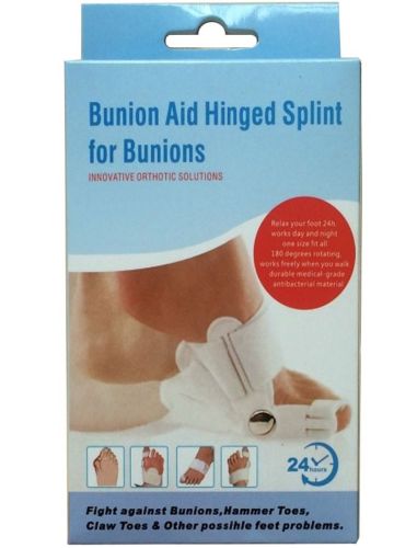 Бандаж корректор большого пальца Valufix Aid Hinged for Bunions YH-06 ортопедическая шина, вальгусный фиксатор коррекции, лечения косточки Valgus Pro