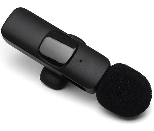 Петличний подвійний мікрофон Wireless Microphone K15 петличка з прищіпкою на одяг 2 мікрофони Type-C Lightning з шумозаглушенням для блогера K-15