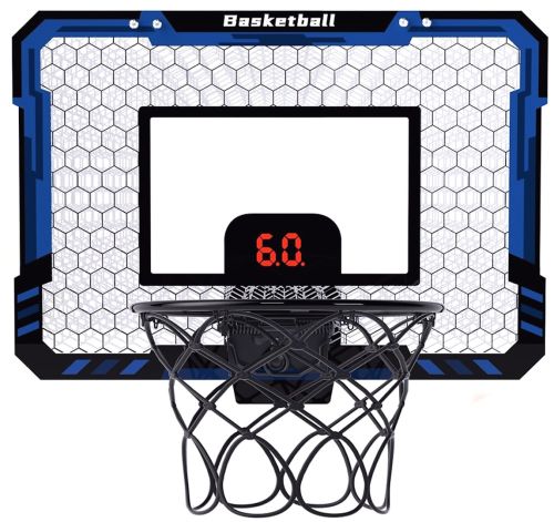 Баскетбольний набір Basketball Hoop HFD002A-09 підвісний щит із кільцем, електронним таблом і кріпленням, комплект для гри в баскетбол від 3-х років