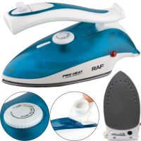 Складана ручна праска RAF R.1259B 800W з регулятором температури і резервуаром для води, Парова праска відпарювач Раф з керамічною підошвою, Парова праска відпарювач Раф
