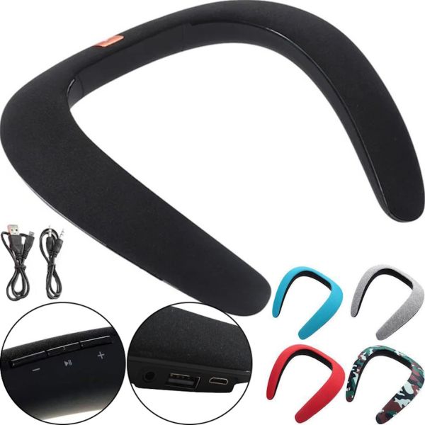 Бездротова Bluetooth колонка на шию T & G SoundGear SG-2610, акумуляторна блютуз акустика від USB для прослуховування музики з гучним зв'язком 42899