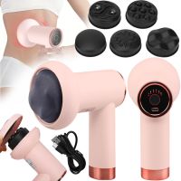 Антицелюлітний масажер Deep Rolling Massager SL - 630 ручний акумуляторний вібромасажер, лімфодренажний пістолет для всього тіла з насадками W44, LY-635