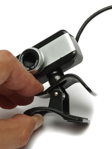 Провідна веб камера з мікрофоном Digital HD Camera RD517 640х480 універсальна зовнішня USB веб-камера на прищіпці для ПК комп'ютера і ноутбука Чорна