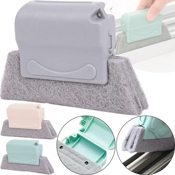 Вузька щітка Cleaning brush Healifty AND140 для чищення важкодоступних місць віконних і дверних рам, Губка скребок для стиків і щілин вікна