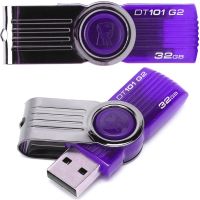 USB Flash 32Gb флешка Kingston DataTraveler DT101 G2 флеш-накопичувач, карта пам'яті, USB-накопичувач для зберігання документів, фото і відео 32Гб