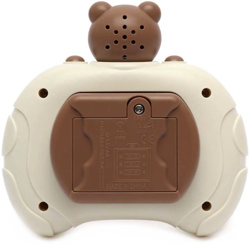 Детская игрушка головоломка Pop It Baby Bear интерактивная электронная приставка антистресс поп ит для снятия стресса на батарейках от 3-х лет