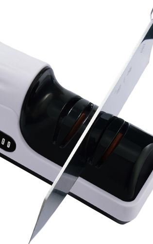 Електроточілка для ножів і кухонних ножиць Knife Sharpener LY-82 електрична точилка з акумулятором 1800мач верстат точило для заточування лез USB
