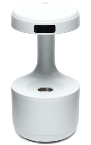 Антигравітаційний зволожувач повітря Anti Gravity Humidifier 800 мл портативний крапельний міні дифузор зі зворотним потоком і підсвічуванням Білий