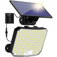 Уличный настенный светильник Solar Wall Lamp BL-234 SMD LED на солнечной батарее с датчиком движения, Аккумуляторный фонарь IP65 HA-110 на стену