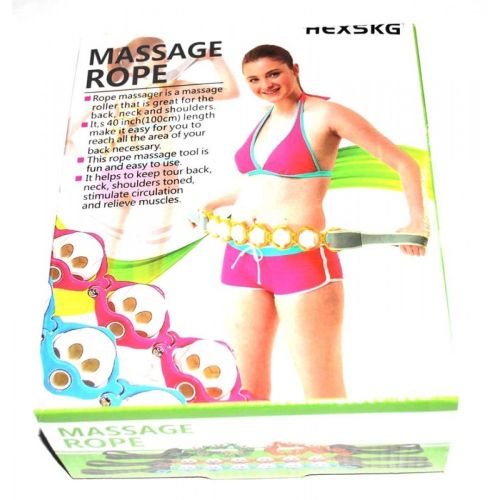 Роликовий масажер для шиї і спини Multi functional HX-8866 Massager Стрічковий масажер-стрічка massger thread Body Massage Roller Rope