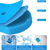 Універсальна щітка для прибирання туалету MTS clip type removable Toilet brush йоржик для унітазу, набір щіток зі змінними насадками і миючим засобом