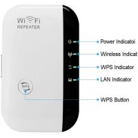 Бездротовий Wi-Fi Repeater LV-WR31-36 ретранслятор мережі 300 Мбіт / сек, 2dBi, WLAN підсилювач сигналу роутера, ретранслятор, розширювач діапазону