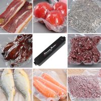 Вакуумный упаковщик пакетов New Vacuum Sealer LP-11 автоматический вакууматор, аппарат вакуумайзер для упаковки и хранения еды, продуктов Черный