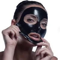 Черная маска для лица Dermacol Black Peel Off Mask в тюбике 120мл. против Угрей и Черных Точек