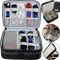 Дорожня сумка органайзер Travel Digital Bag для зберігання кабелів, зарядок повербанка, багатофункціональний бокс для цифрових аксесуарів Чорний