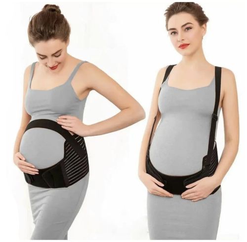 Бандаж для вагітних Pregnant woman stomach Lift belt 4 в 1 пояс з гумкою через спину, пояс-бандаж для подвійної підтримки живота і спини